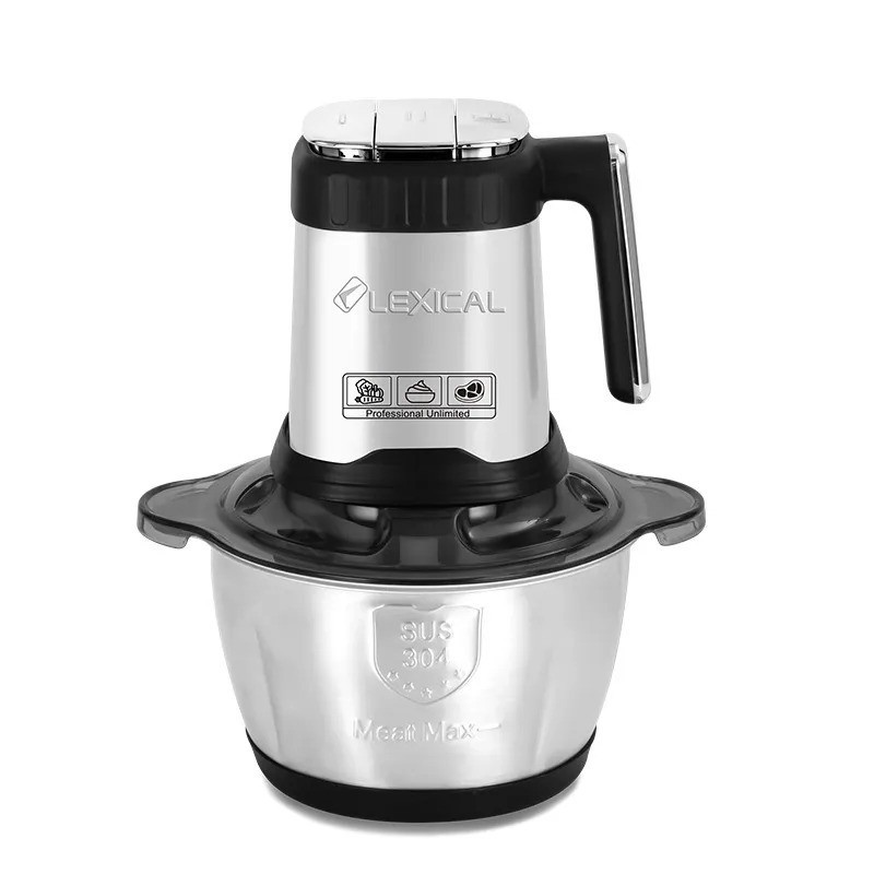 Hachoir Électrique 2L Bol Inox - Lexical LCH-1946