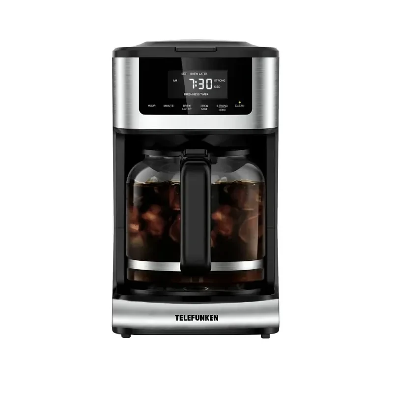 Machine à Café TELEFUNKEN DIGITAL 1 L.8 - 900W - TFK-CD9428A - NOIR