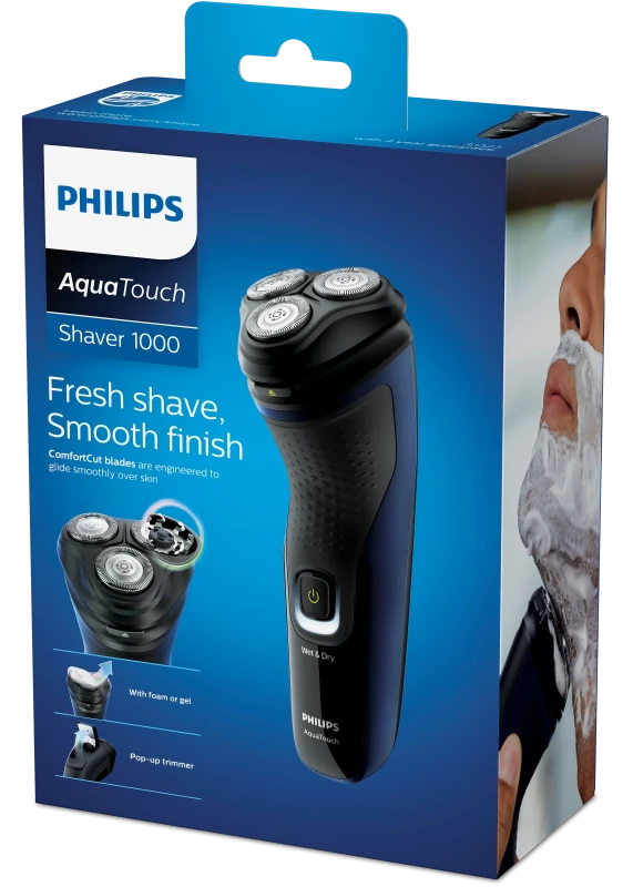 Rasoir Électrique Philips Wet & Dry S1323-41 Noir
