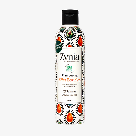 Shampoing Avocat Effet Boucles-Zynia-250ml