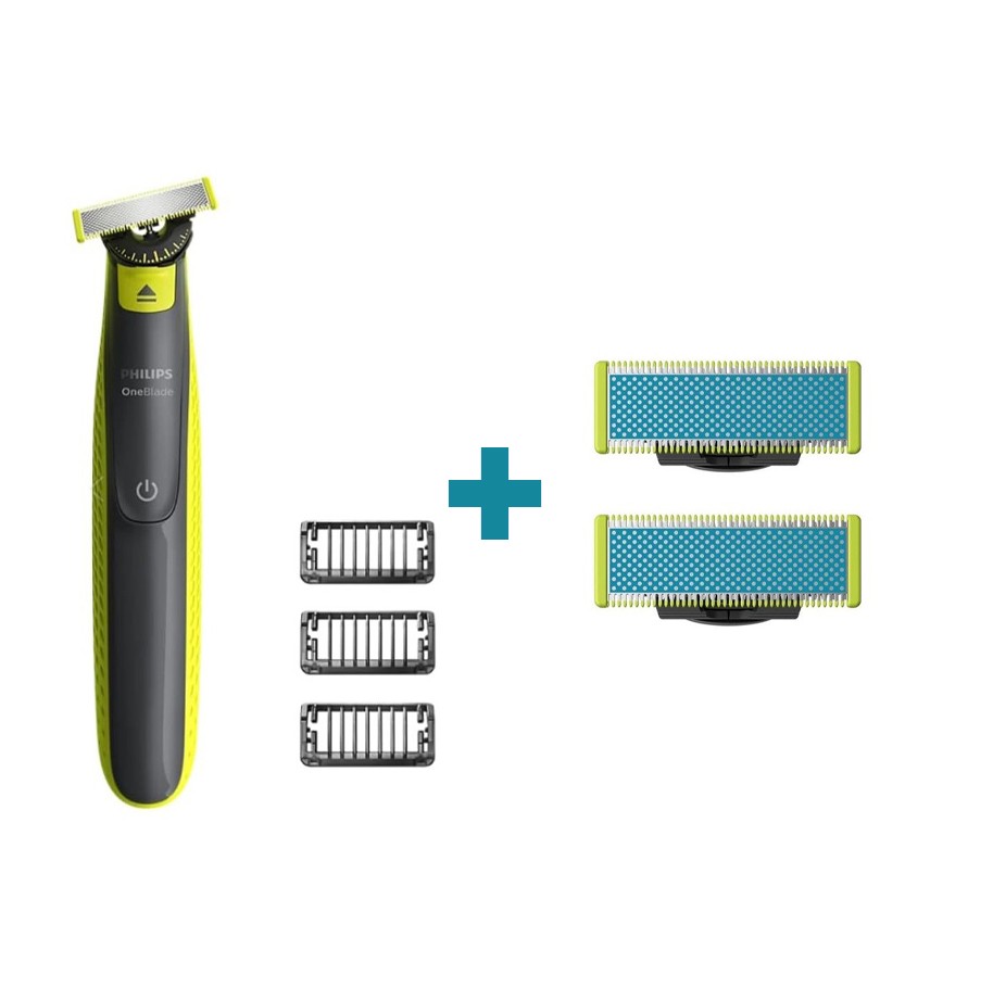 Philips OneBlade 360 Visage QP2724/23 + Pack 2 Lames PHILIPS