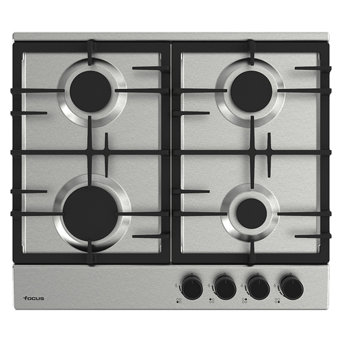 Plaque de Cuisson Encastrable FOCUS F408X 4 Feux 60 cm - Inox