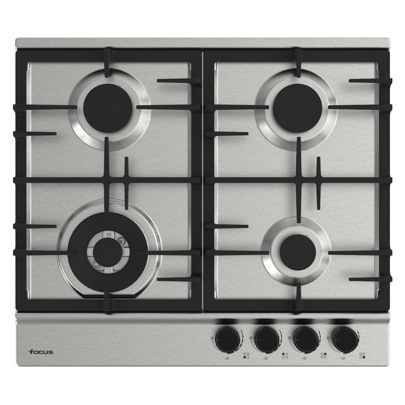 Plaque de Cuisson Encastrable FOCUS F8004XS 4 feux 60cm - Inox
