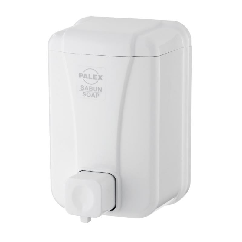 Distributeur de savon liquide Palex, 500 ml, Blanc