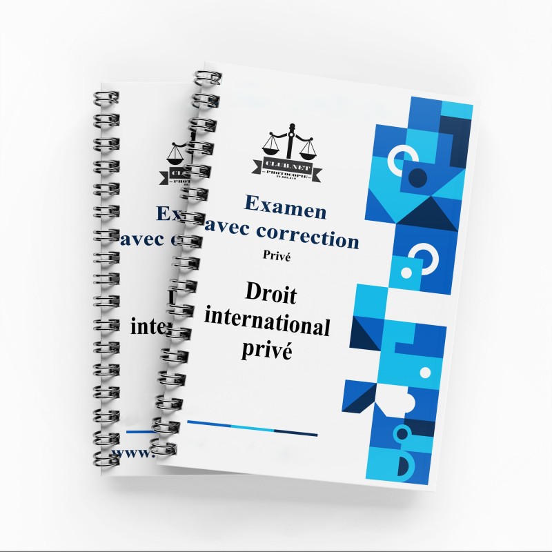 Examen Avec Correction "Droit International Privé"