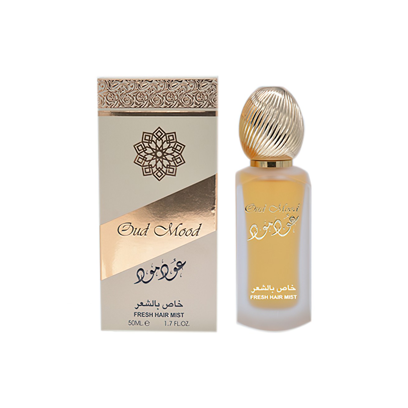 Lattafa Oud Mood Hair Mist – Brume Parfumée pour Cheveux – 50 ml