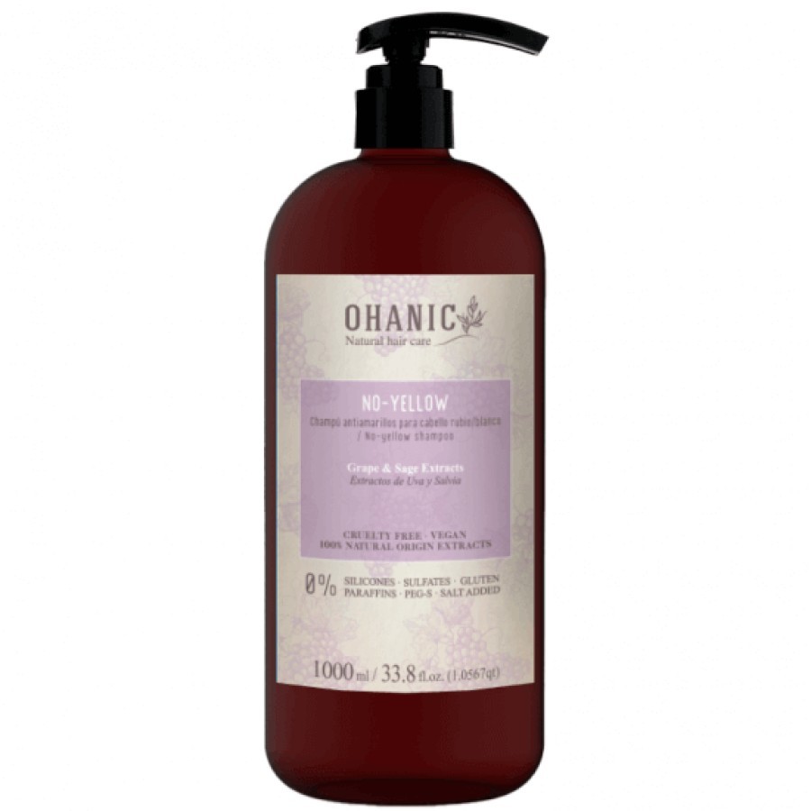 Shampoo OHANIC No-Yellow 1000 ml