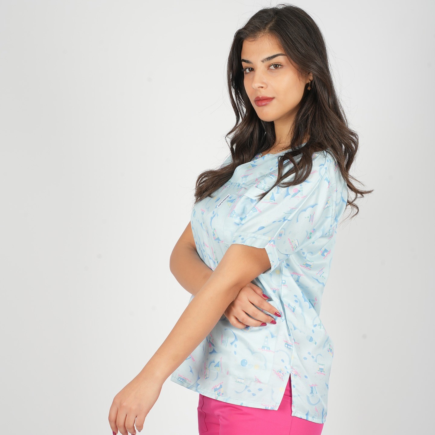 Tunique médicale unisexe