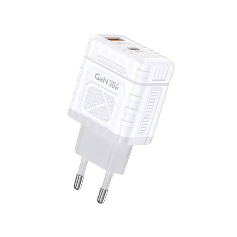 Chargeur GaN EU61 A+C 2 ports (PD30W)