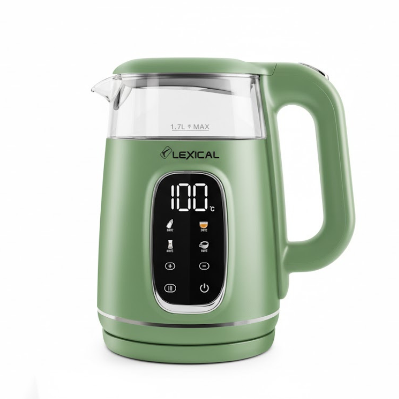Bouilloire électrique 2200W 1,7L Vert - Lexical LEK-1462-7 Vert